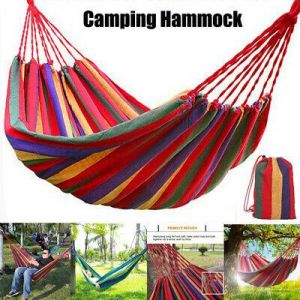 הכי שווה ברשת! משחקים ואביזרים ADHD Outdoor Garden Camping Canvas Hammock Single Double Person Hanging Bed Swing