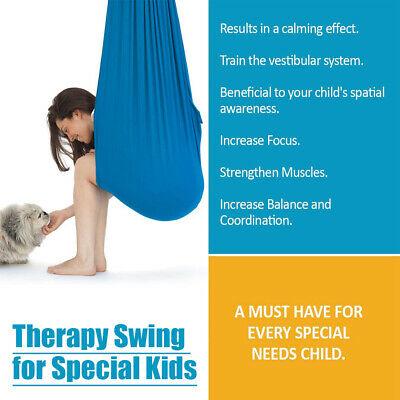 הכי שווה ברשת! משחקים ואביזרים ADHD Indoor Therapy Swing for Kids with Special Needs, Lycra Snuggle Swing Hammock